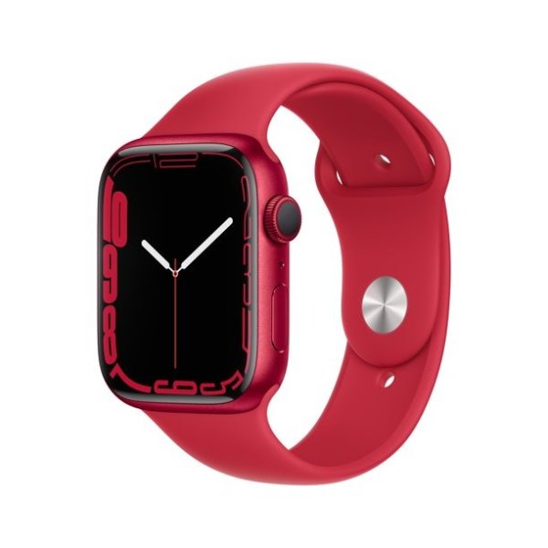 Watch Series 7 GPS, 45mm (PRODUCT)RED Aluminum Case with (PRODUCT)RED Sport Band - Regular