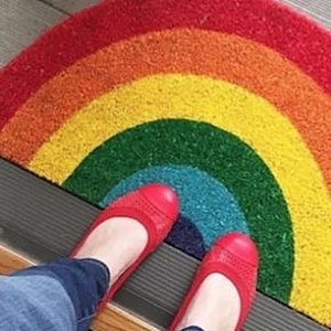 Novogratz Aloha Collection Rainbow Doormat