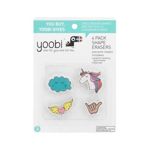 4ct Erasers - Yoobi&#153;