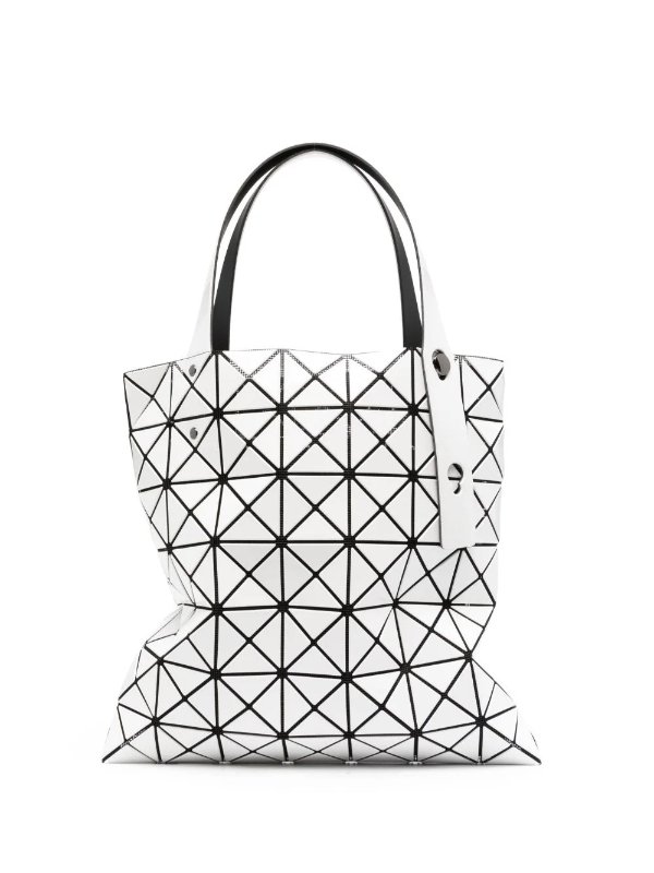 geometric-panelled tote bag