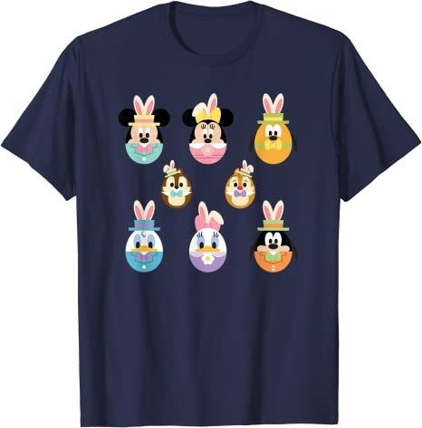 Mickey and Friends Cute Easter Bunny Ears T-Shirt