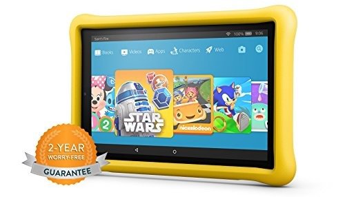 All-New Fire HD 10 Kids Edition Tablet, 10.1" 1080p Full HD Display, 32 GB, Yellow Kid-Proof Case