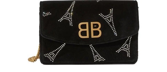BB wallet with chain strap