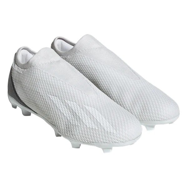 adidas X Speedportal.3 Laceless FG Firm Ground Soccer Cleats - White/Black | SOCCER.COM