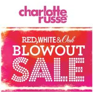 Charlotte Russe Red, White and Ooh! Blowout Sale!