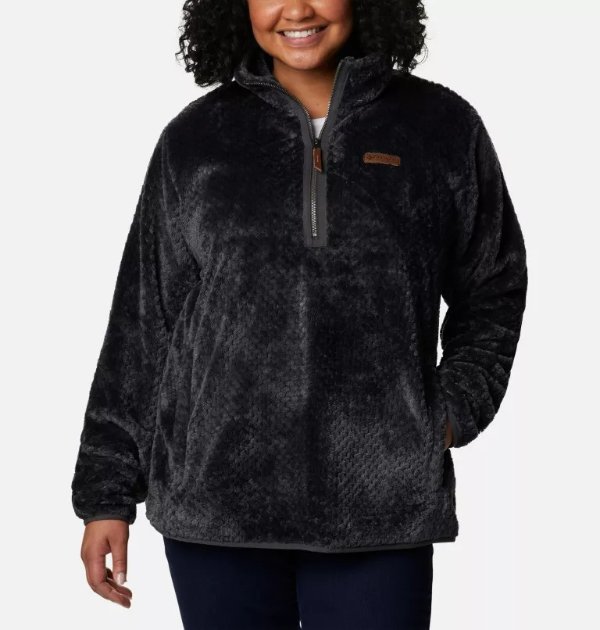 Women's Fire Side™ Quarter Zip Sherpa Fleece - Plus Size | Columbia Sportswear