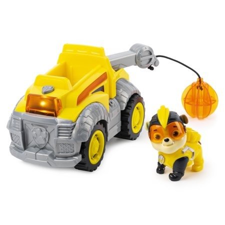 Mighty Pups Super PAWs Rubble’s Deluxe Vehicle with Lights and Sound