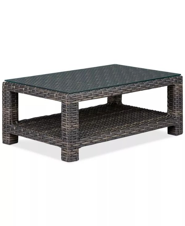 CLOSEOUT! Viewport Wicker 44" x 28" Outdoor Coffee Table, Created for Macy's
