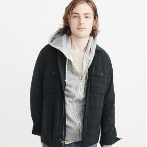 Abercrombie & Fitch Men's Jackets Limited Time Sale