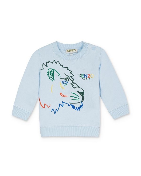 Boys' Embroidered Lion Sweatshirt - Baby