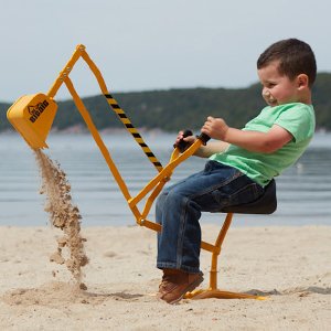 儿童简易挖掘机玩具，360°可旋转 模仿真实挖掘机动作