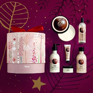 The Body Shop Shea Ultimate Collection Gift Set, 6pc Bath and Body Gift Set @ Amazon
