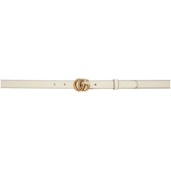 - Off-White Toscano Leather GG Belt