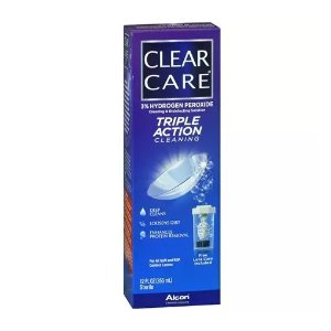 Clear Care Triple Action Cleaning & Disinfecting Solution 12.0 fl oz