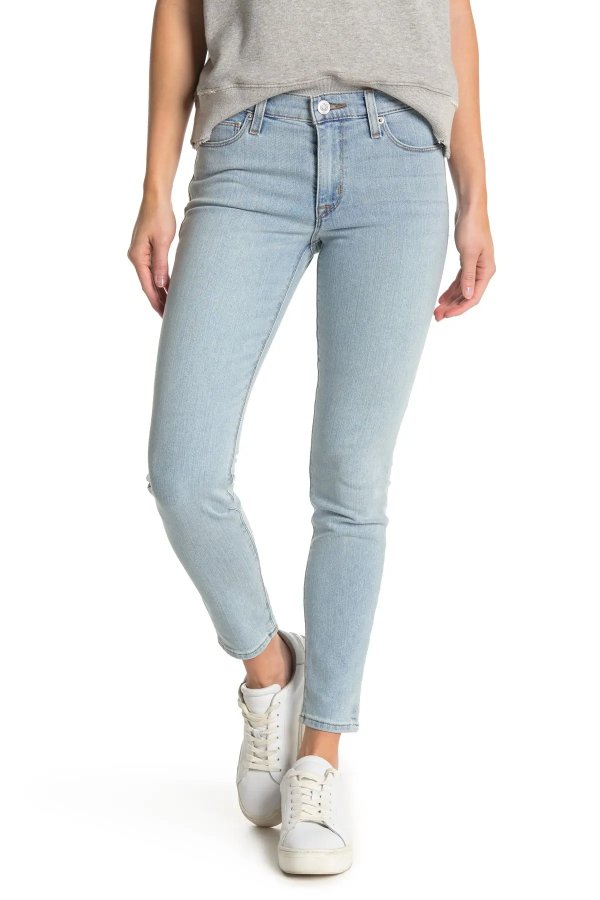 Natalie Mid Rise Super Skinny Jeans