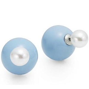 Cara Double-Sided Faux Pearl Sphere Earrings @ Saks Off 5th