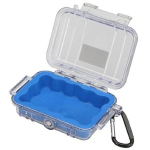 Pelican 1010 Micro Case, Blue with Clear Lid