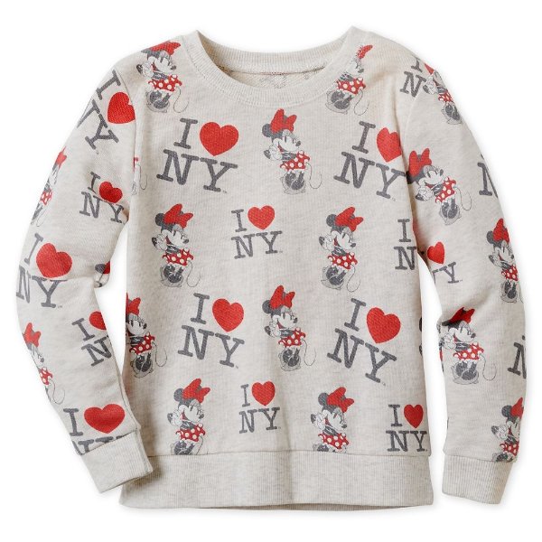 Minnie Mouse I♥New York Sweatshirt for Girls - New York City | shopDisney