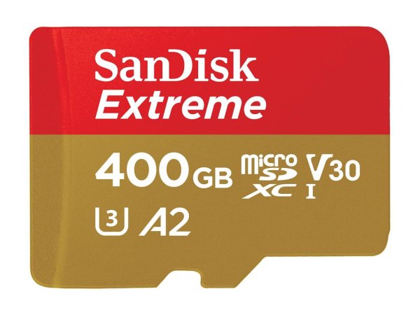 400GB Extreme microSDXC UHS-I/U3 A2 Memory Card