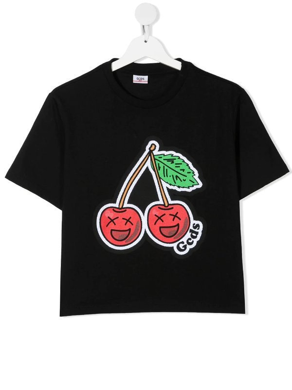 TEEN cherry print T-shirt