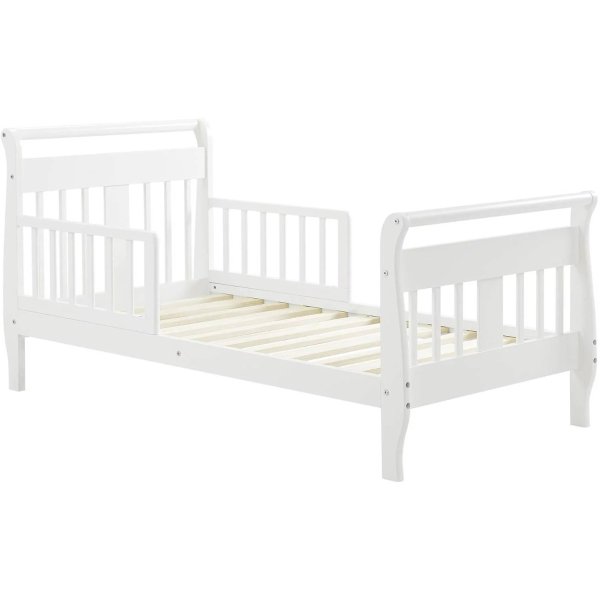 Baby Relax Sleigh Toddler Bed - White
