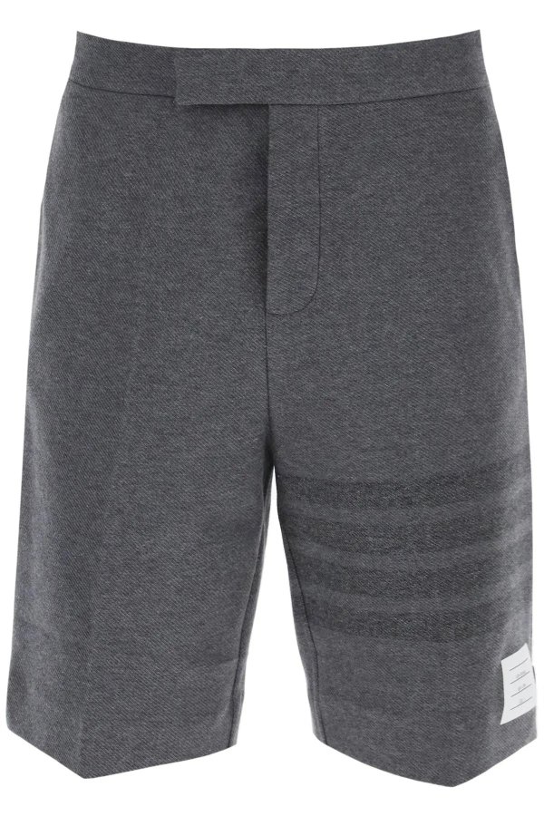 Shorts with 4-bar motif Thom Browne