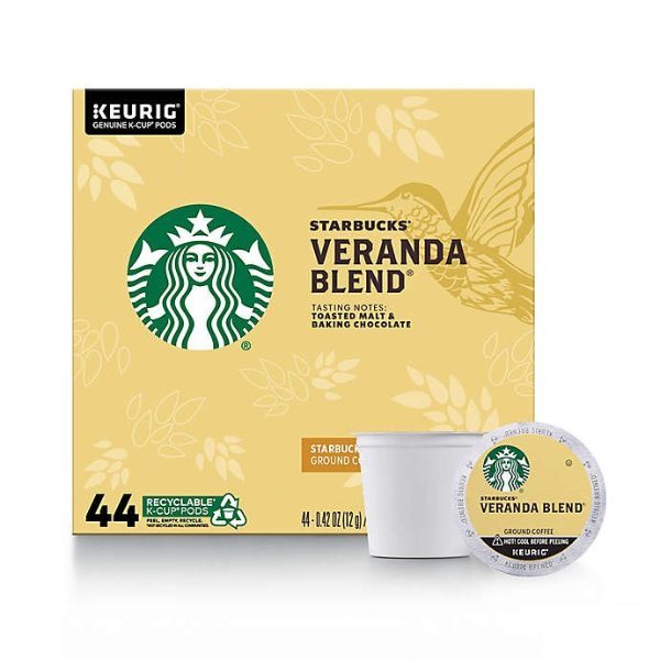 Starbucks® Veranda Blend Coffee Keurig® K-Cup® Pods 44-Count | Bed Bath & Beyond