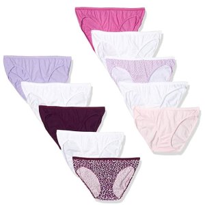Hanes Women's Cotton Bikini Panty, Assorted