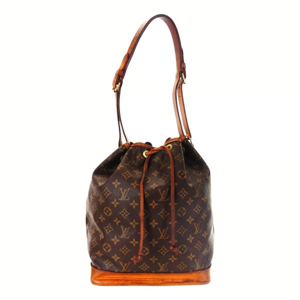 Noe leather handbag Louis Vuitton Brown in Leather - 31730460