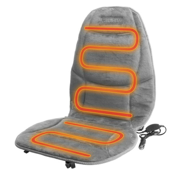Healthmate 12V Soft Velour Heated Vehicle Seat