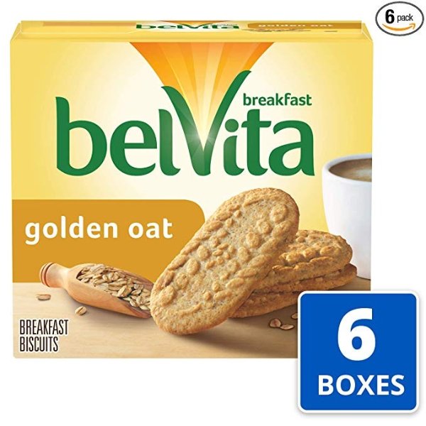 Breakfast Biscuits, Golden Oat Flavor, 30 Packs (4 Biscuits Per Pack)