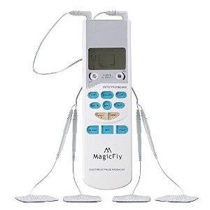 Magicfly Tens Electronic Pulse Massager Muscle Stimulator Electrotherapy Pain Management - Excellent Muscle Stimulator for Electrotherapy Pain Management