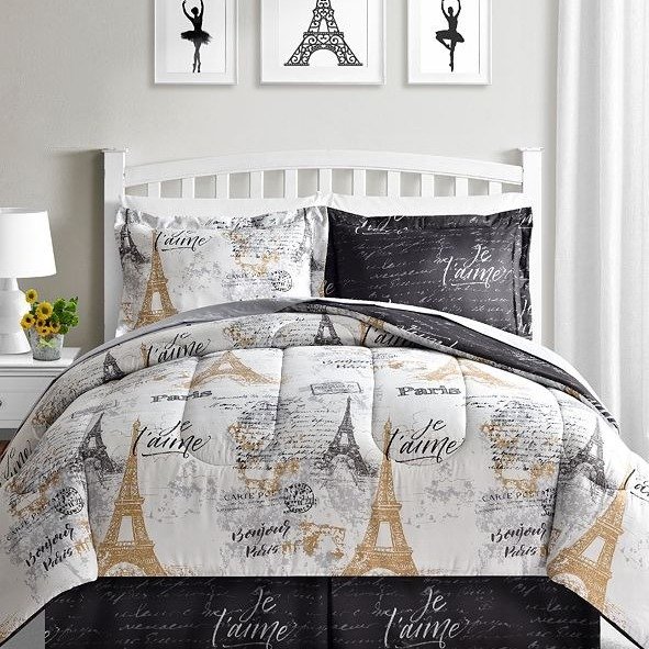 Paris Gold 8-Pc. Reversible Comforter Sets