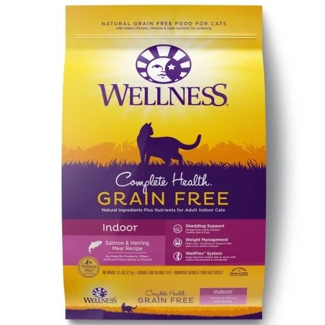 Complete Health Natural Grain Free Indoor, Salmon & Herring Dry Cat Food, 11.5-Pound Bag | Petco