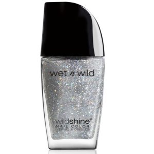Wet n Wild Wild Shine Nail Color Sparkly Gray Sale