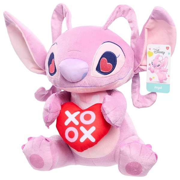 Disney's Stitch XOXO Heart Angel Valentine's Large Plush