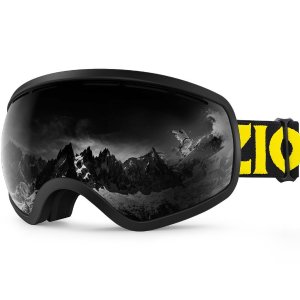 ZIONOR Lagopus X10 专业滑雪镜 黑色