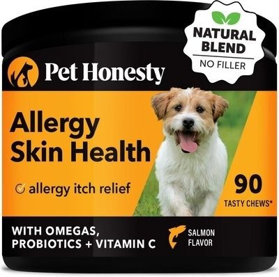 PETHONESTY Allergy SkinHealth & Flaxseed, Omegas & Probiotics Dog Supplement, 90 count - Chewy.com