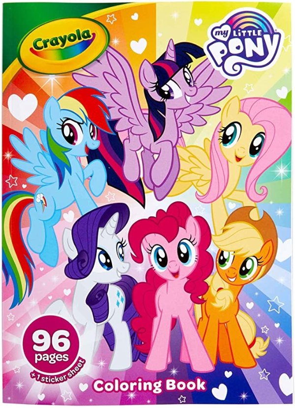 My Little Pony Coloring Book with Stickers