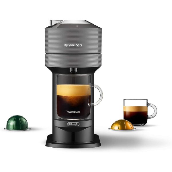 Vertuo Next Espresso & Coffee Maker by DeLonghi, Dark Grey - Factory Refurbished