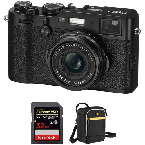 X100F Digital Cameras with Free Accessory Kit (Black)