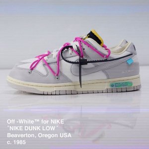 Nike Dunk系列爆款 off-white联名、Ambush联名、熊猫色