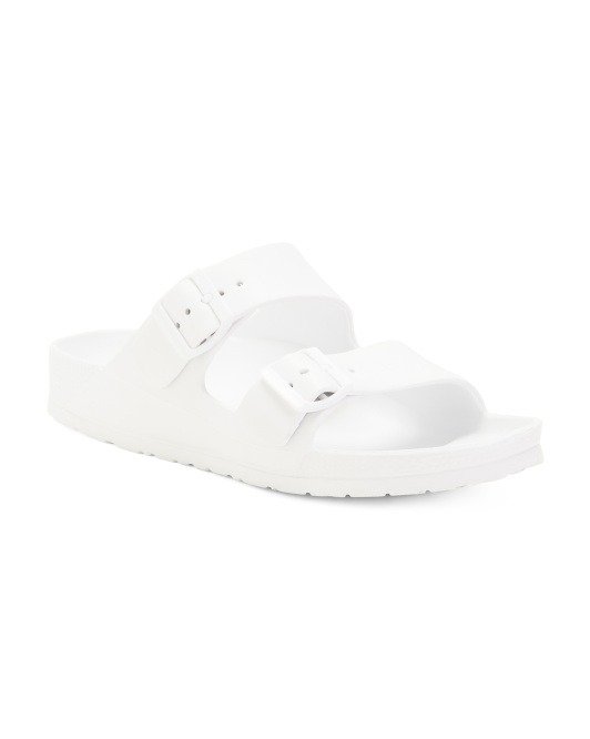 Double Buckle Slides | Women's Shoes | Marshalls