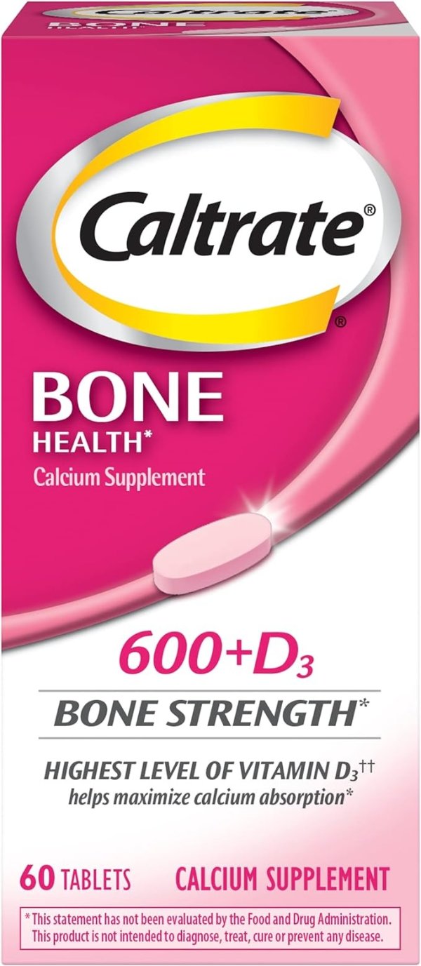600 Plus D3 钙+维生素D保健品 60粒