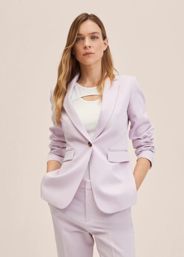 Fitted suit blazer - Women | Mango USA