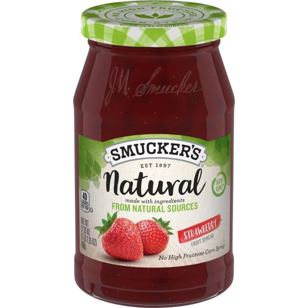 Smucker's Natural Strawberry Fruit Spread, 17.25 Ounce