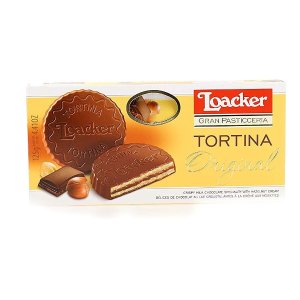 Loacker Tortina 巧克力夹心饼干4.41oz