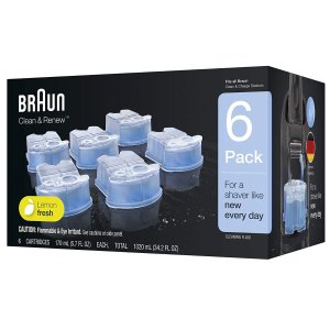 Braun Clean & Renew Refill Cartridges 6 Count