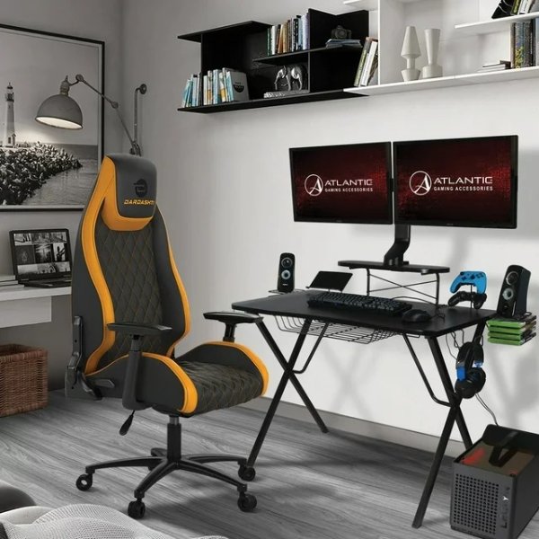 Atlantic Professional Gaming Desk Pro with Built-in Storage