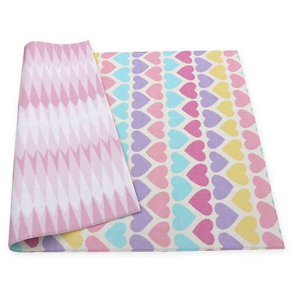 ™ Reversible Hearts Playmat in Pink